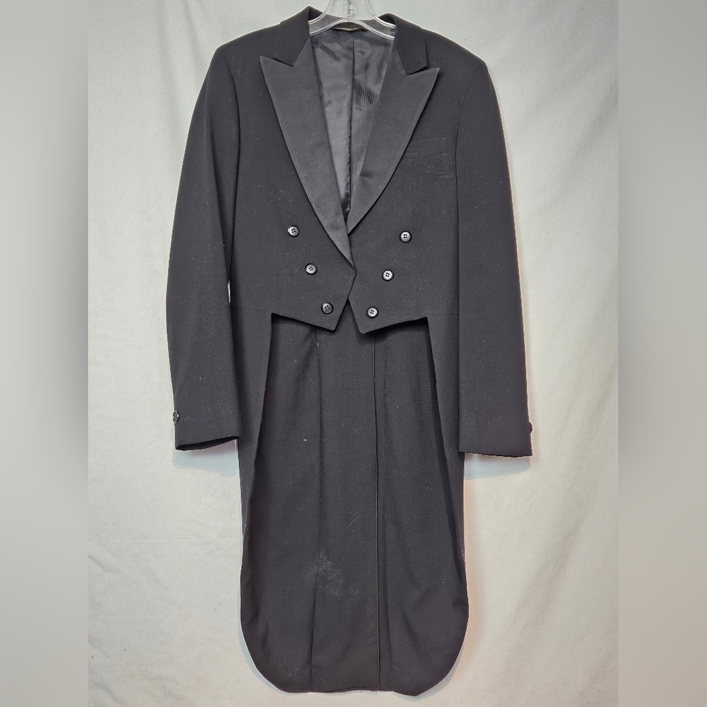 Classic Black Formal Tailcoat Tuxedo Jacket